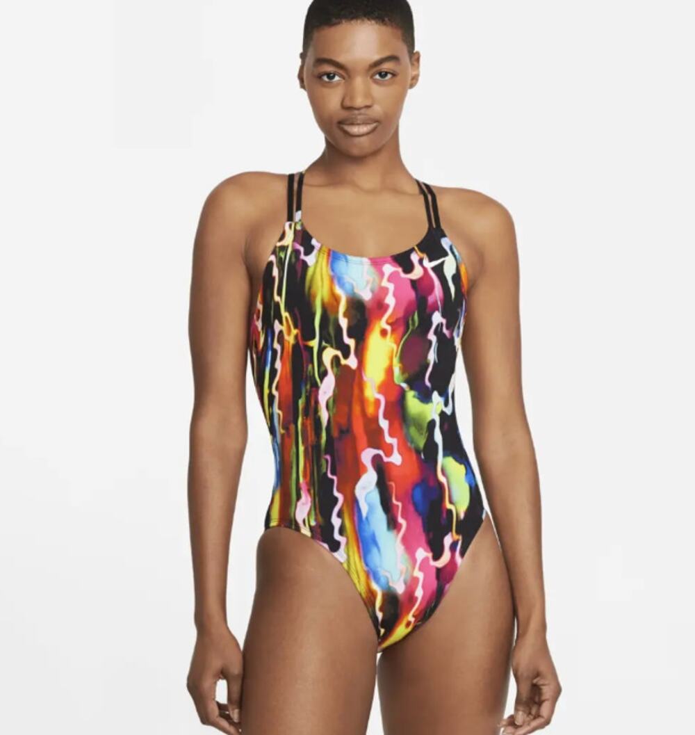 Nike Hydrastrong Spiderback One-piece Swimsuit NWT Size 4
